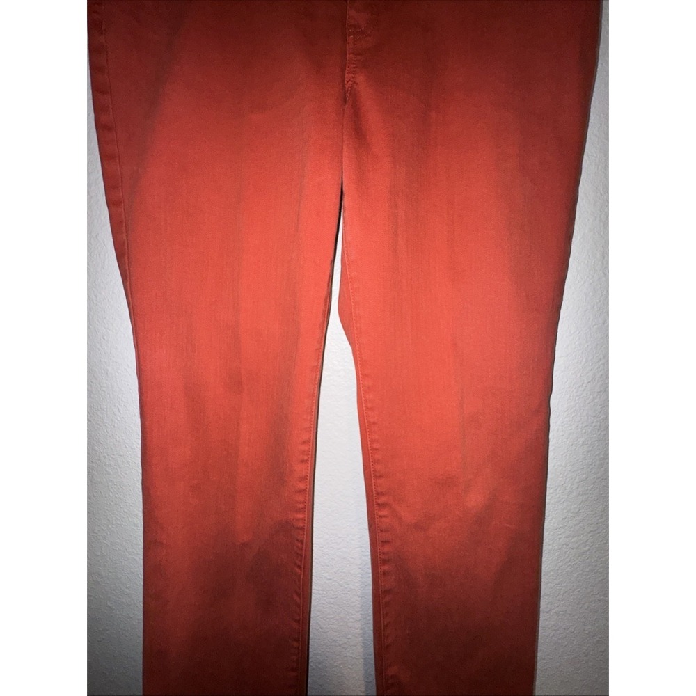 Chicos  Women's So Slimming Jeans Size 2 Chicos 12US Deep Coral  Burnt Orange - Picture 3 of 16